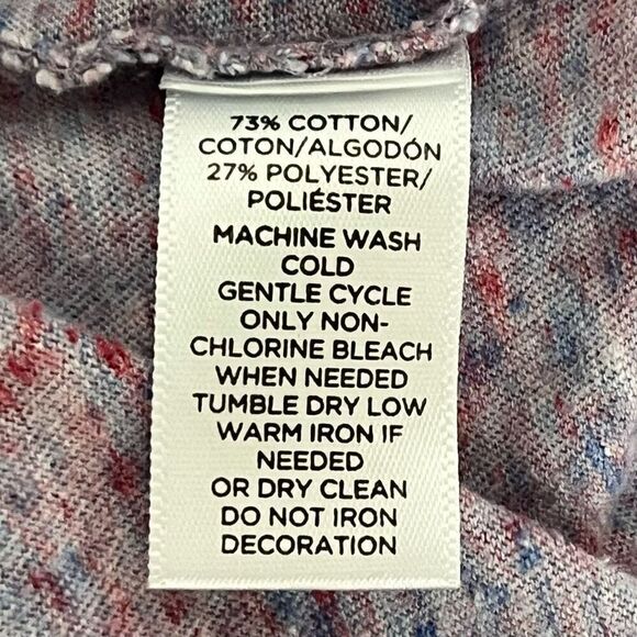 Loft Purple Marled Tee   Sz S - Picture 4 of 4